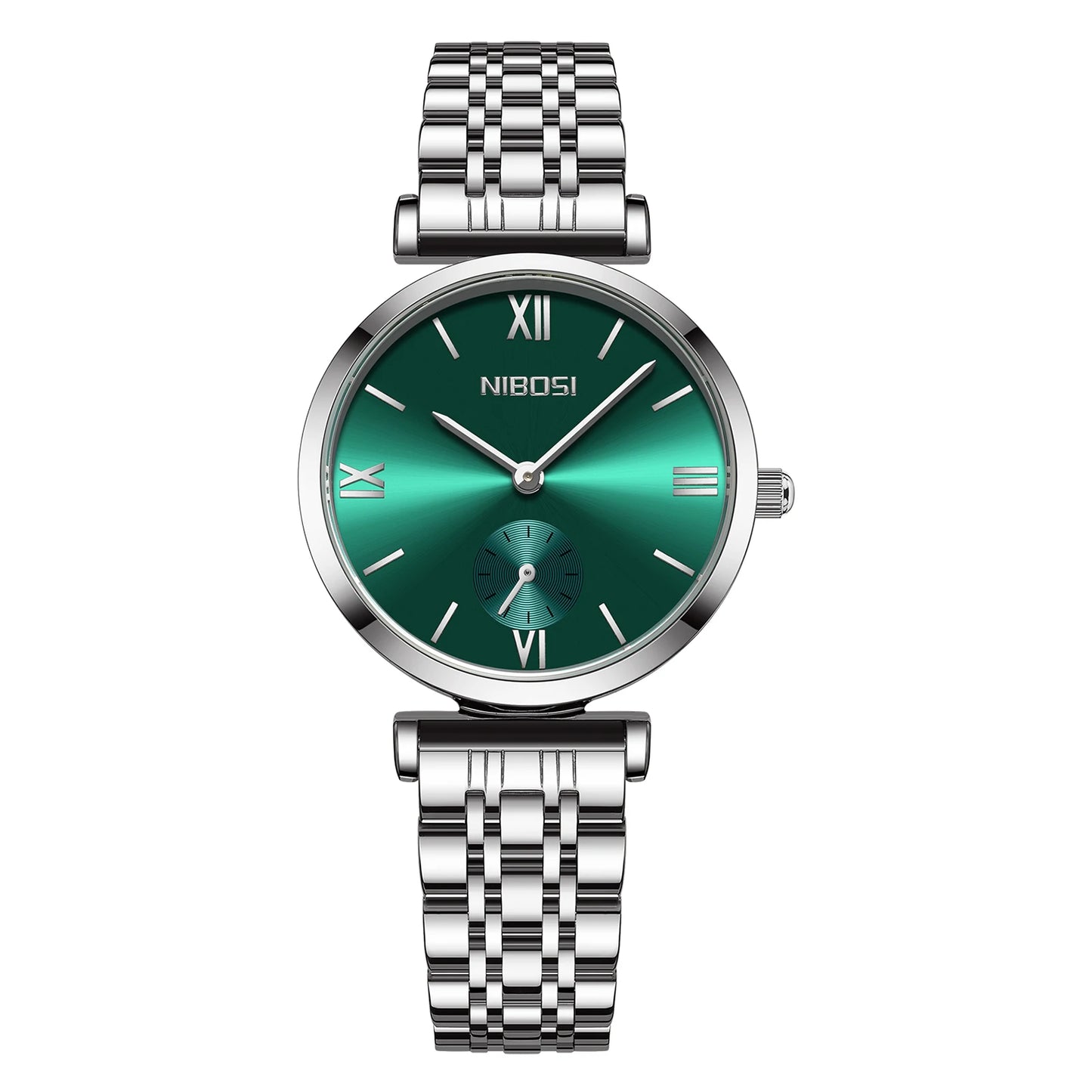 NIBOSI 2620 Wholesale Simple Design Rose Gold Steel Minimalist Women Watches Classic Analog Ladies Watch