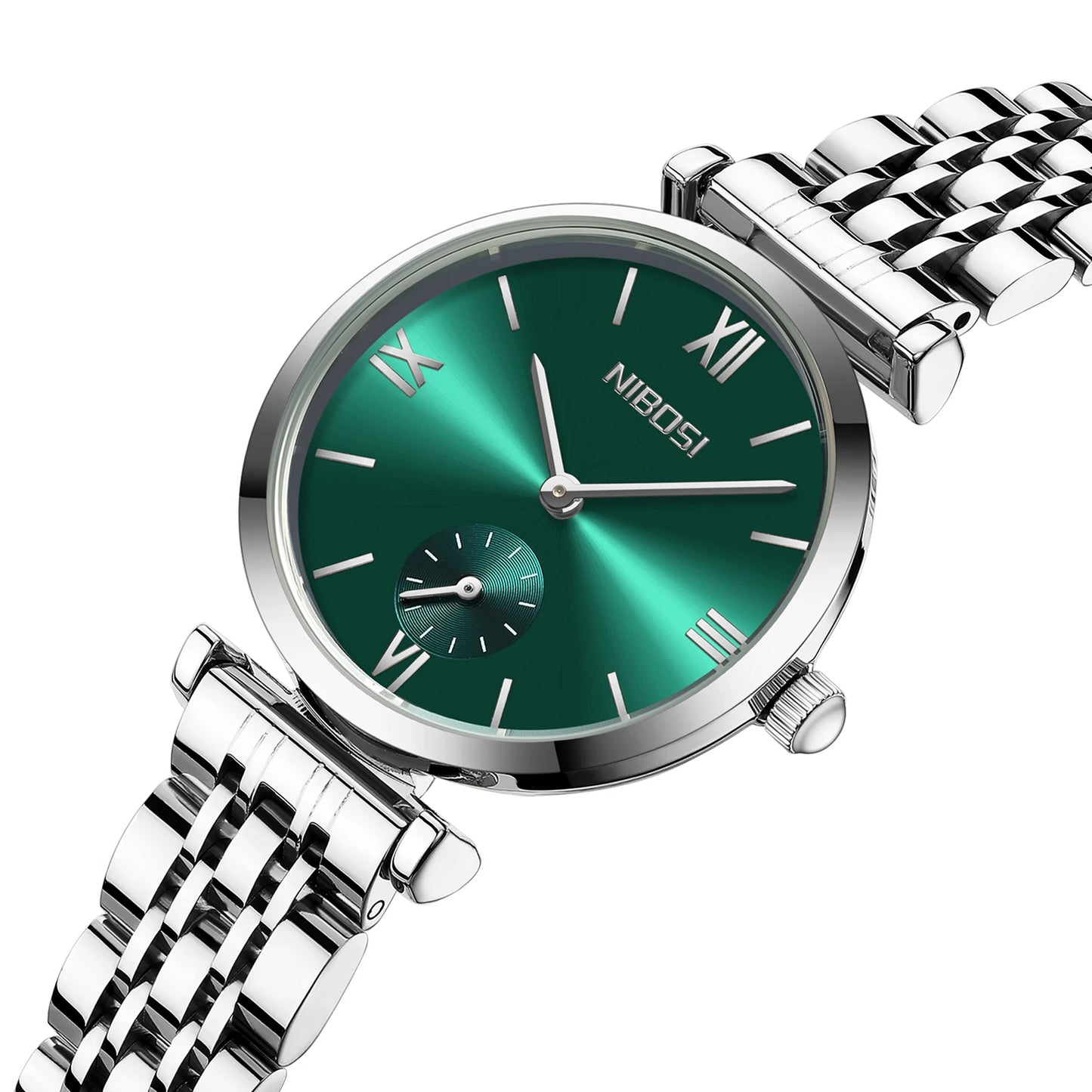 NIBOSI 2620 Wholesale Simple Design Rose Gold Steel Minimalist Women Watches Classic Analog Ladies Watch