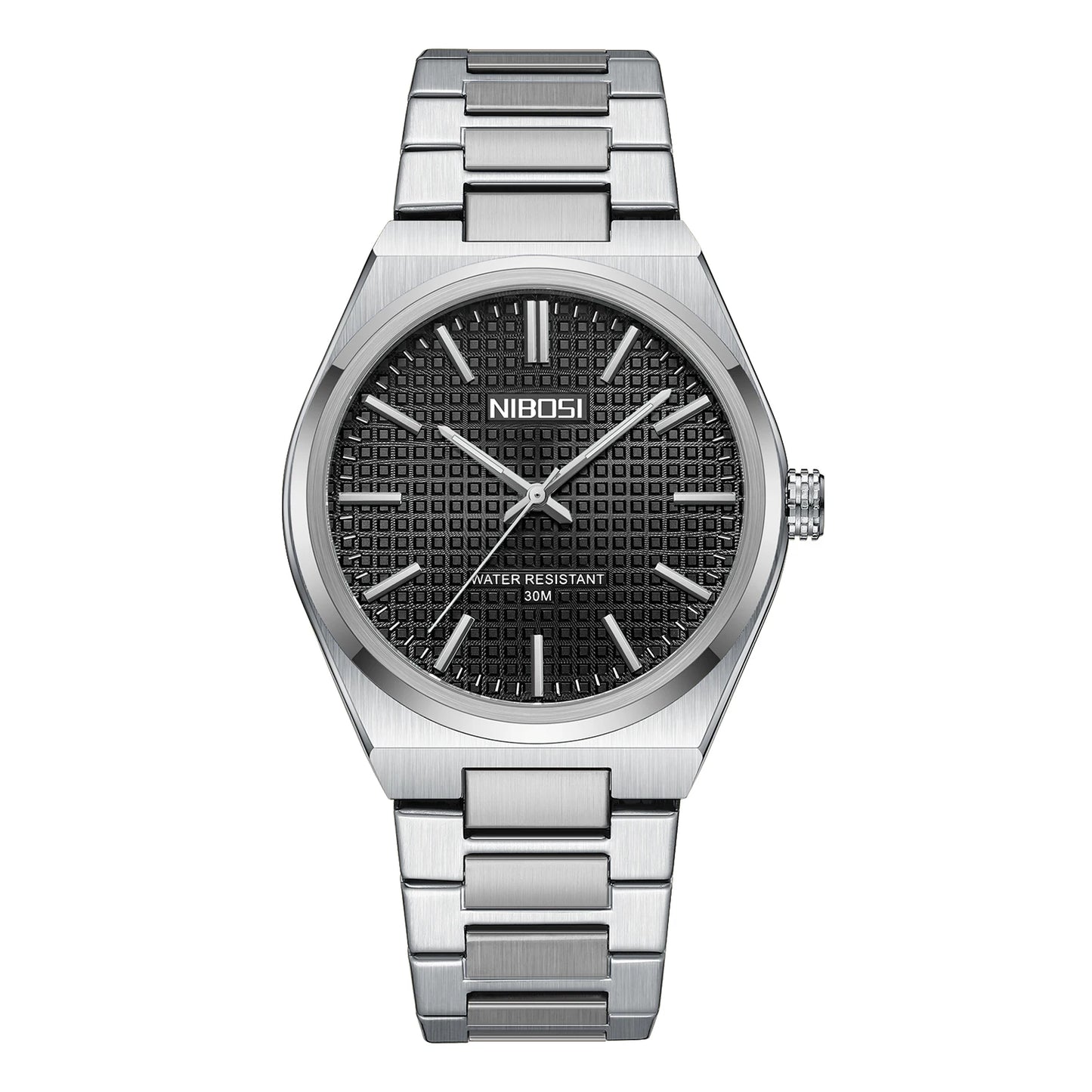 NIBOSI 2663 Watch Factory Customized Design OEM ODM Service Chronograph Stainless SteelMens Quartz Watch