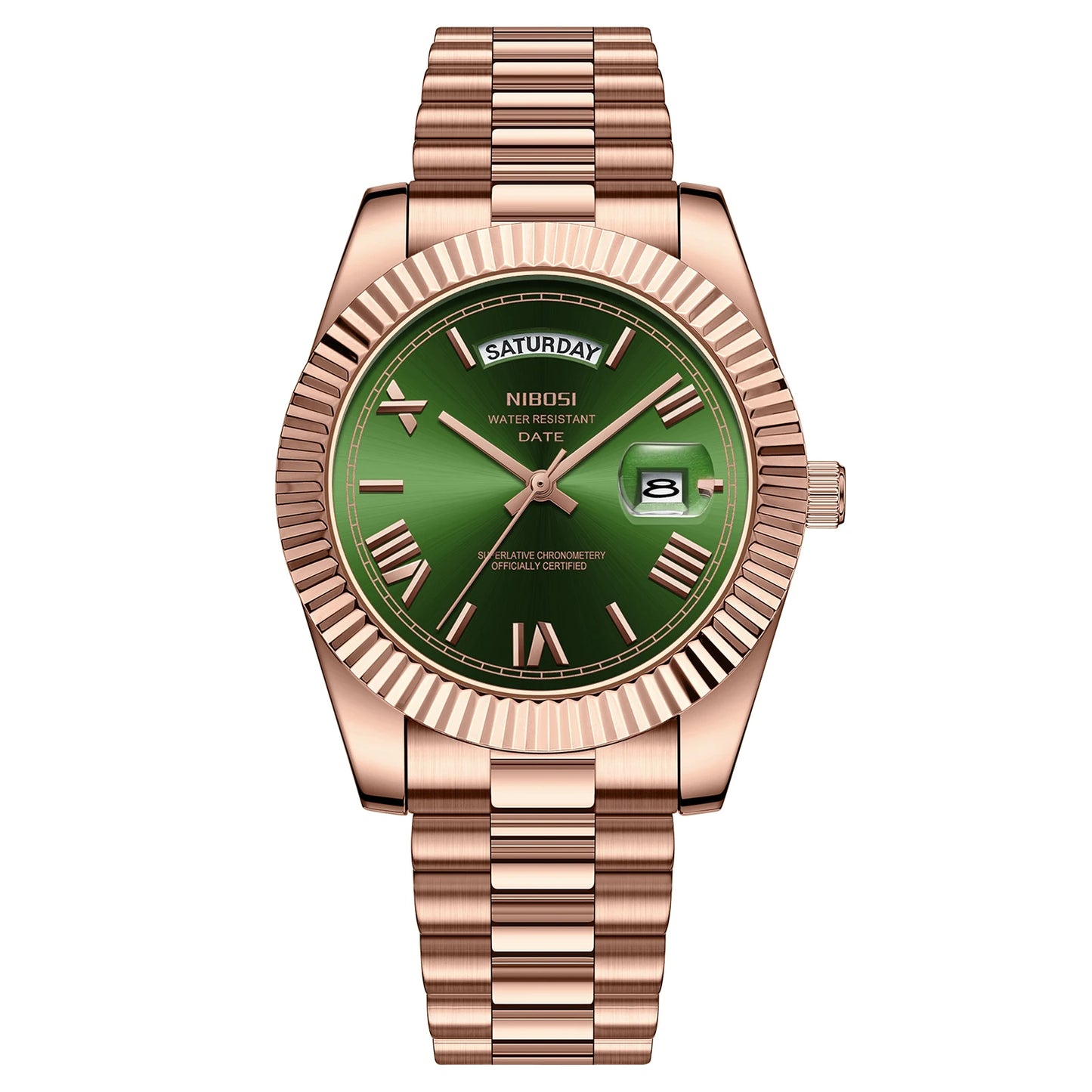 NIBOSI 2628 Customization Logo Classic Men Watch Waterproof Wristwatch OEM Stainless Steel Strap Quartz Watches