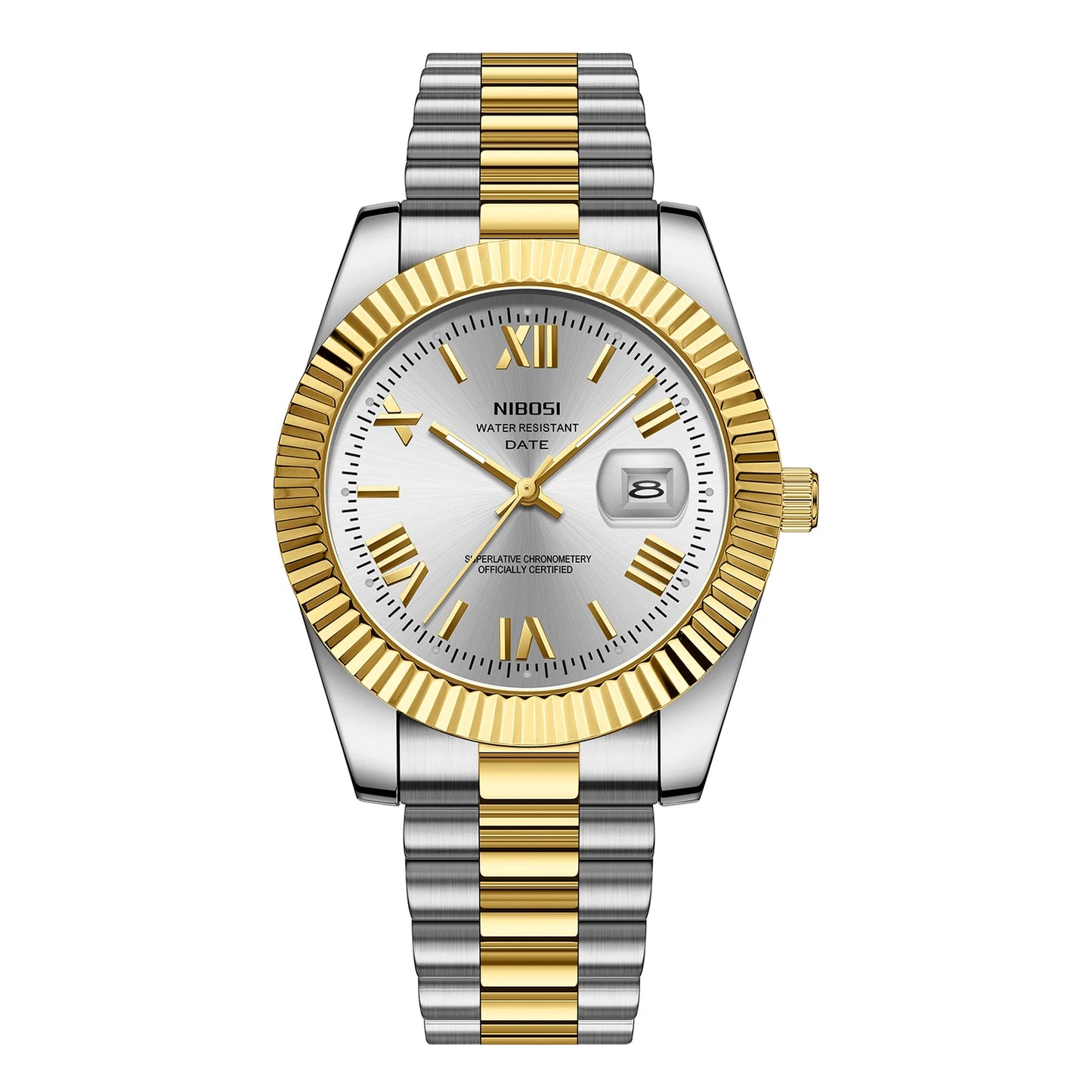 2025 Classic Style Design Men's Vintage Calendar Quartz Watch Factory Custom Waterproof Men's Business Watch