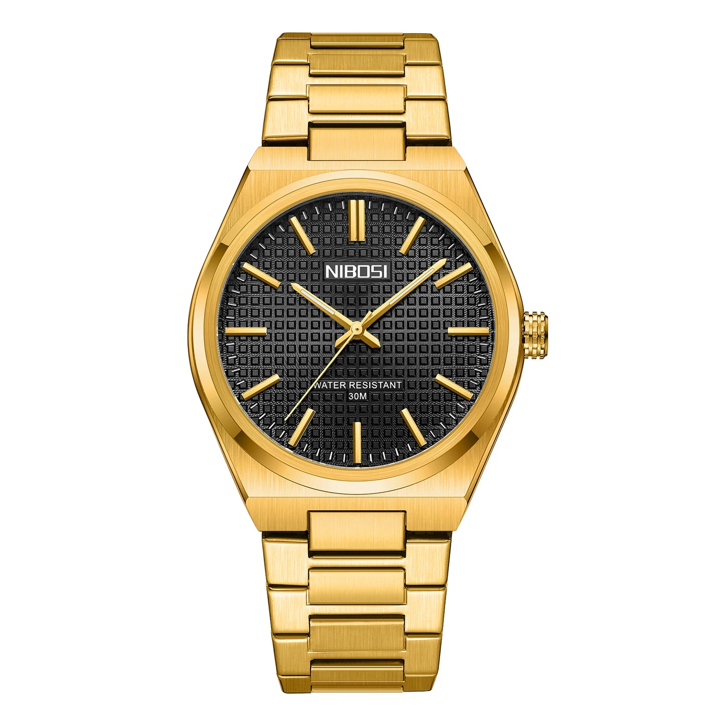 NIBOSI 2663 Watch Factory Customized Design OEM ODM Service Chronograph Stainless SteelMens Quartz Watch