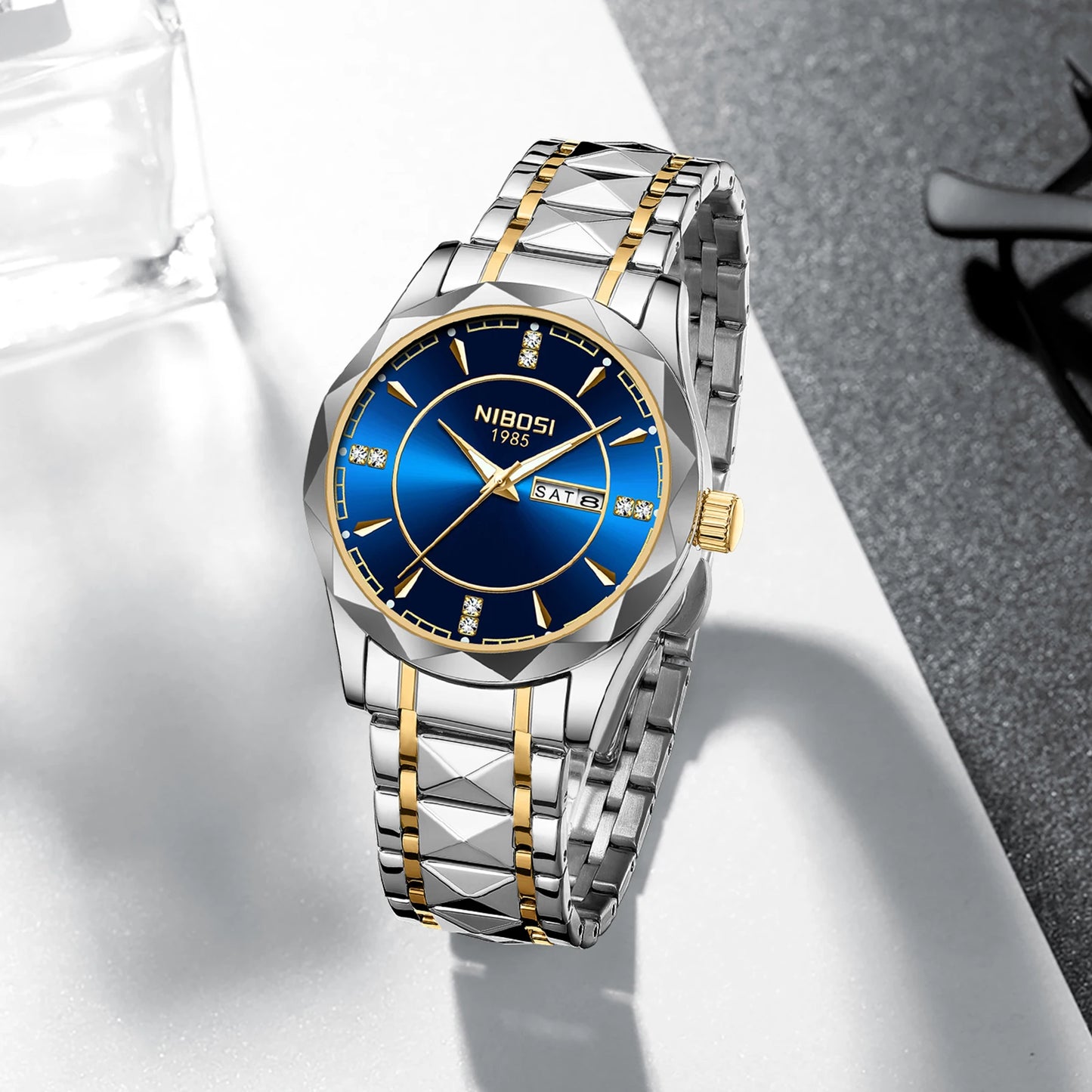 OEM Designer Classic Luxury Calendar Steel Band Men's Casual Watch Fashion Trend Watch
