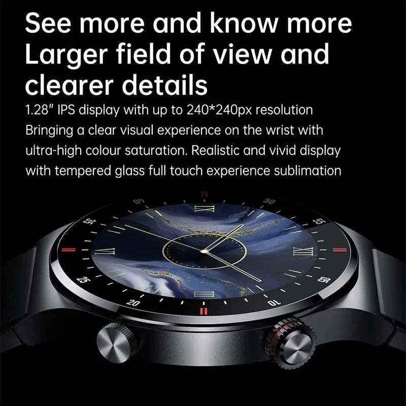 2024 New High Quality QW33 Smart Watch for Men Sports Fitness Watches for Android Ios Smartwatch
