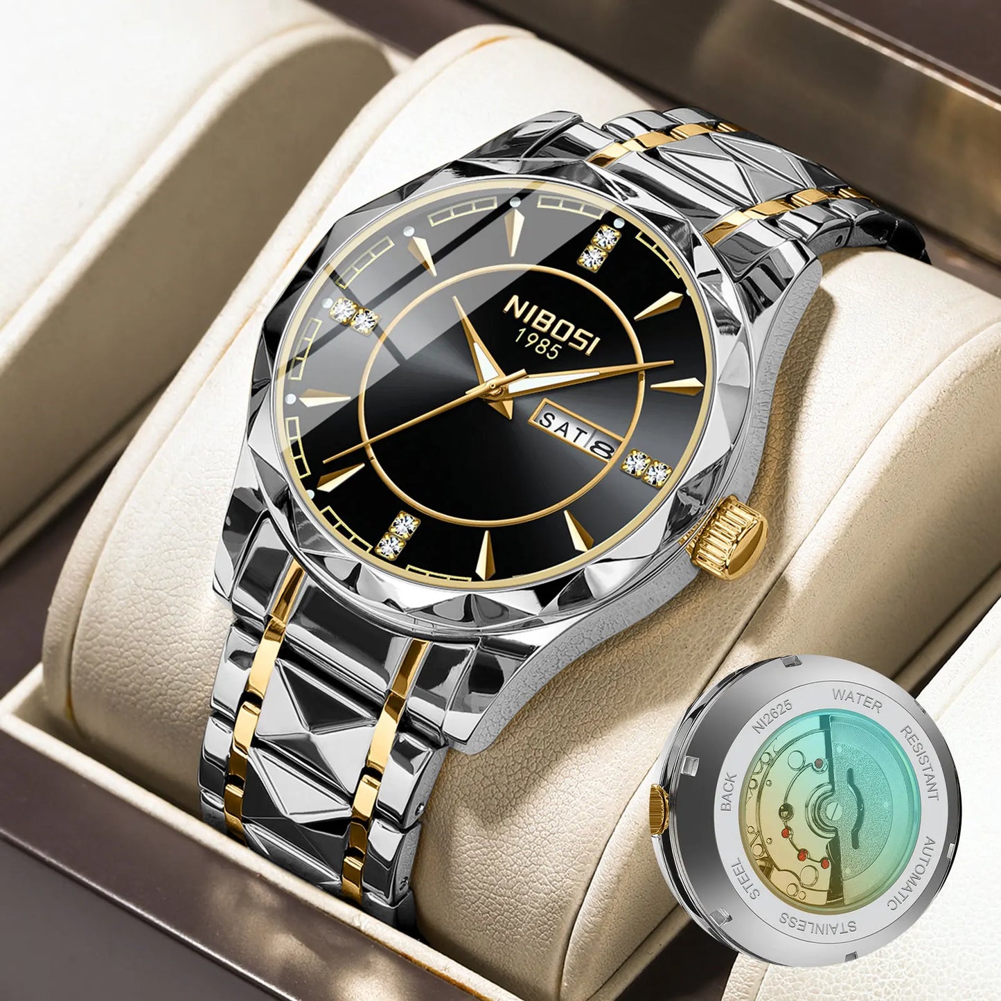 Hot Sale Watch Luxury Original Watches Mens Waterproof Stainless Steel Male Wristwatches for Men Relogio Masculino