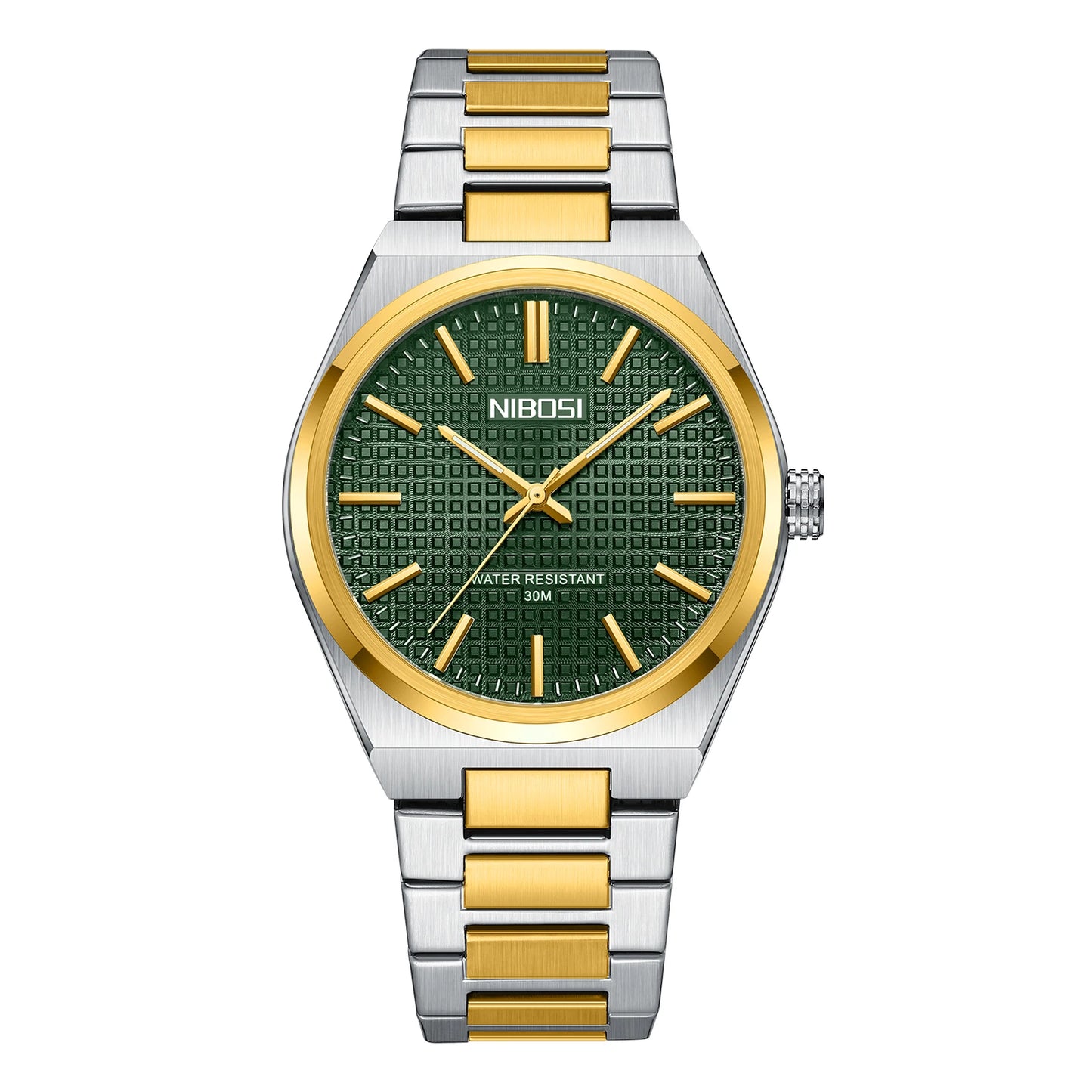 NIBOSI 2663 Watch Factory Customized Design OEM ODM Service Chronograph Stainless SteelMens Quartz Watch