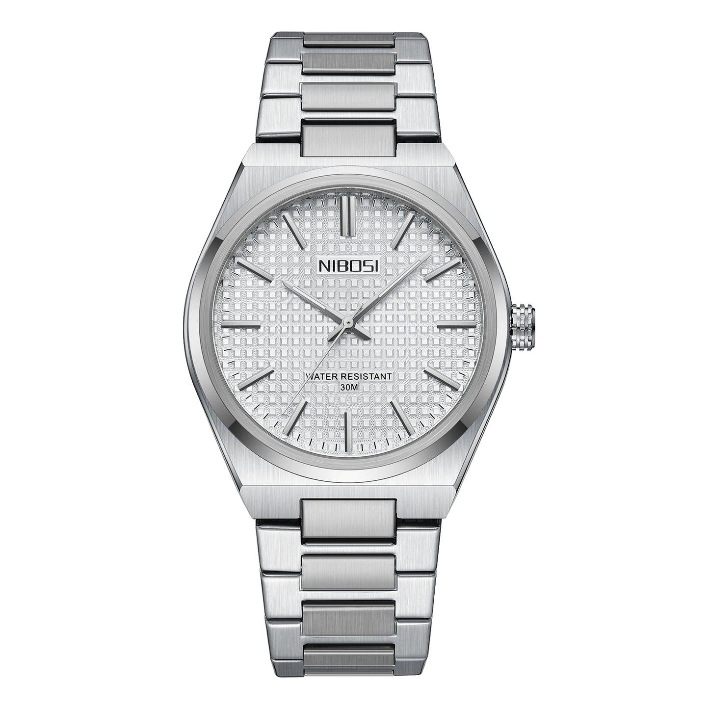 NIBOSI 2663 Watch Factory Customized Design OEM ODM Service Chronograph Stainless SteelMens Quartz Watch