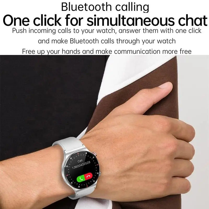 2024 New High Quality QW33 Smart Watch for Men Sports Fitness Watches for Android Ios Smartwatch