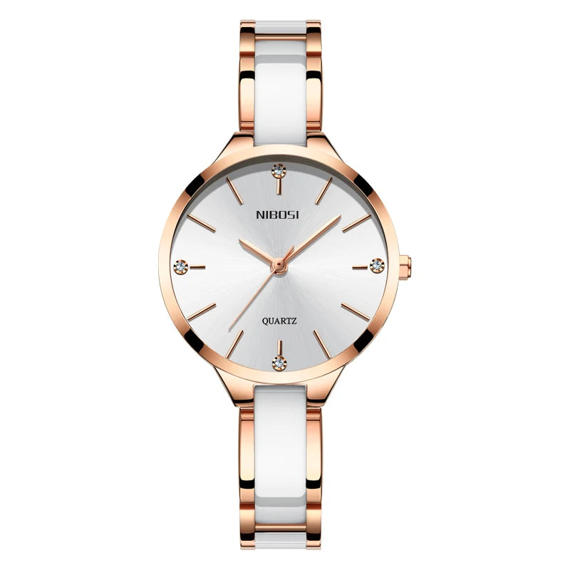 NIBOSI 2330 Brand Luxury Women Watches Fashion Ladies Watches Female Quartzwatch Wrist Women Watch