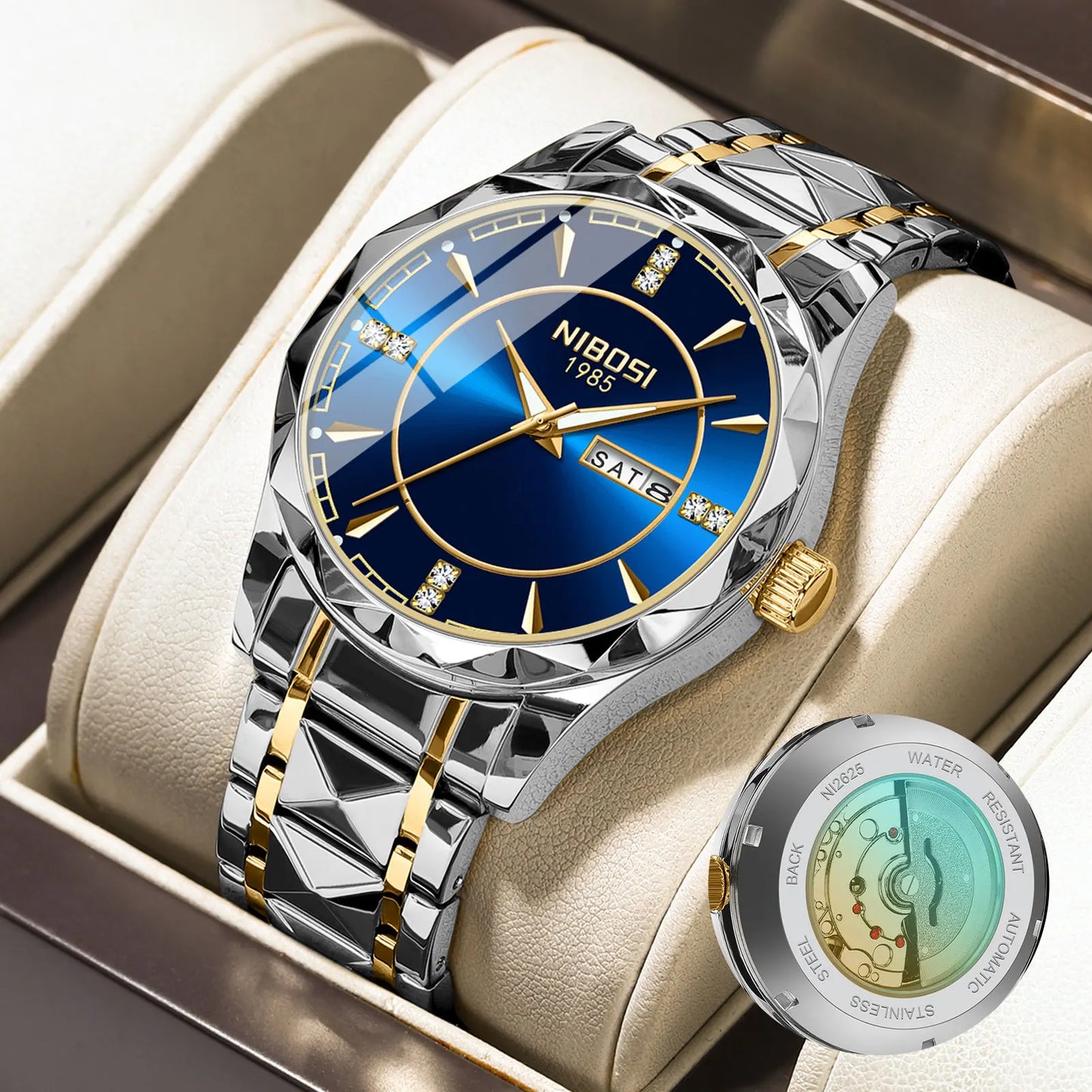 OEM Designer Classic Luxury Calendar Steel Band Men's Casual Watch Fashion Trend Watch