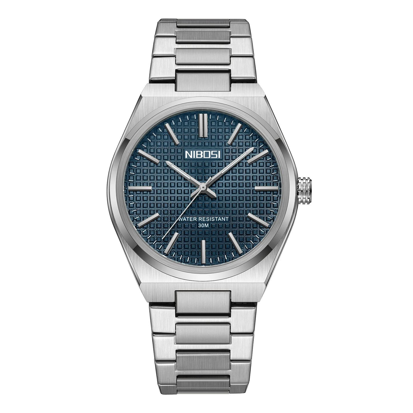 NIBOSI 2663 Watch Factory Customized Design OEM ODM Service Chronograph Stainless SteelMens Quartz Watch