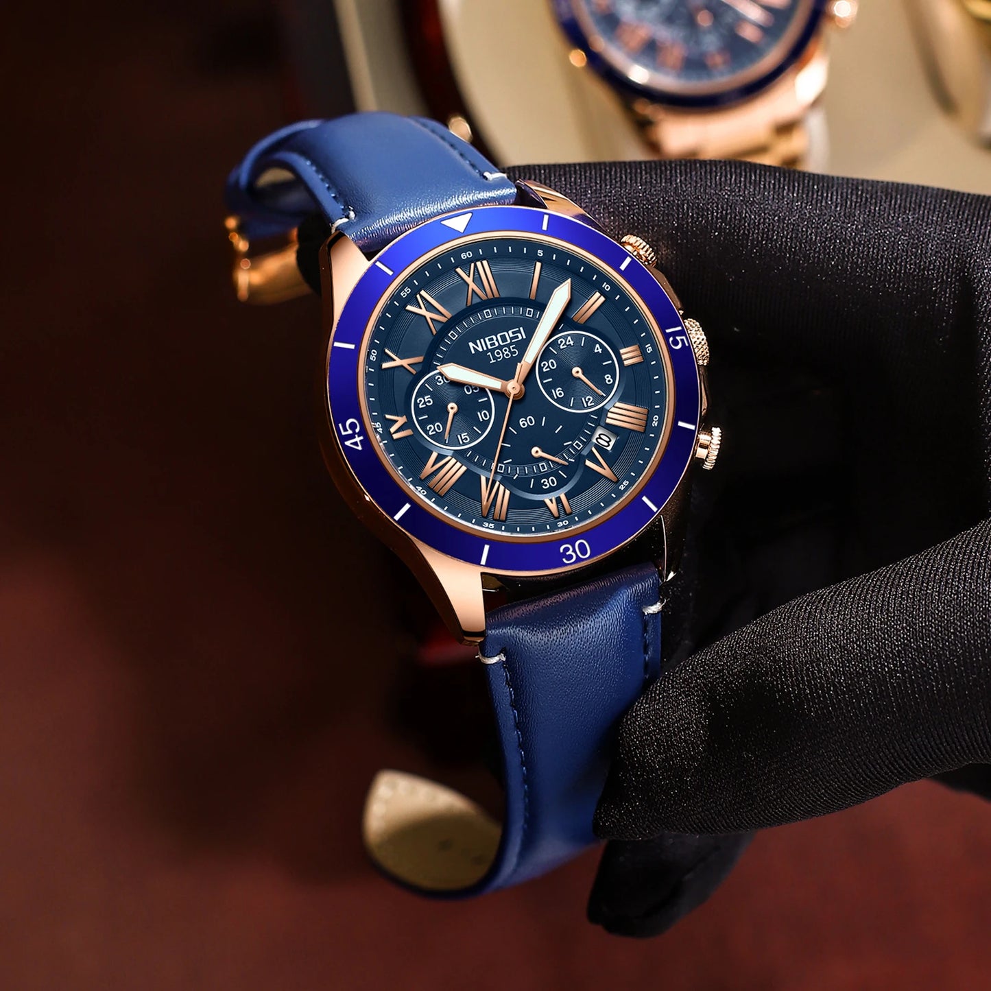 NIBOSI 2652 High Quality Business Men Style Watches Men Wrist Luxury Brand Timepieces Quartz Watch