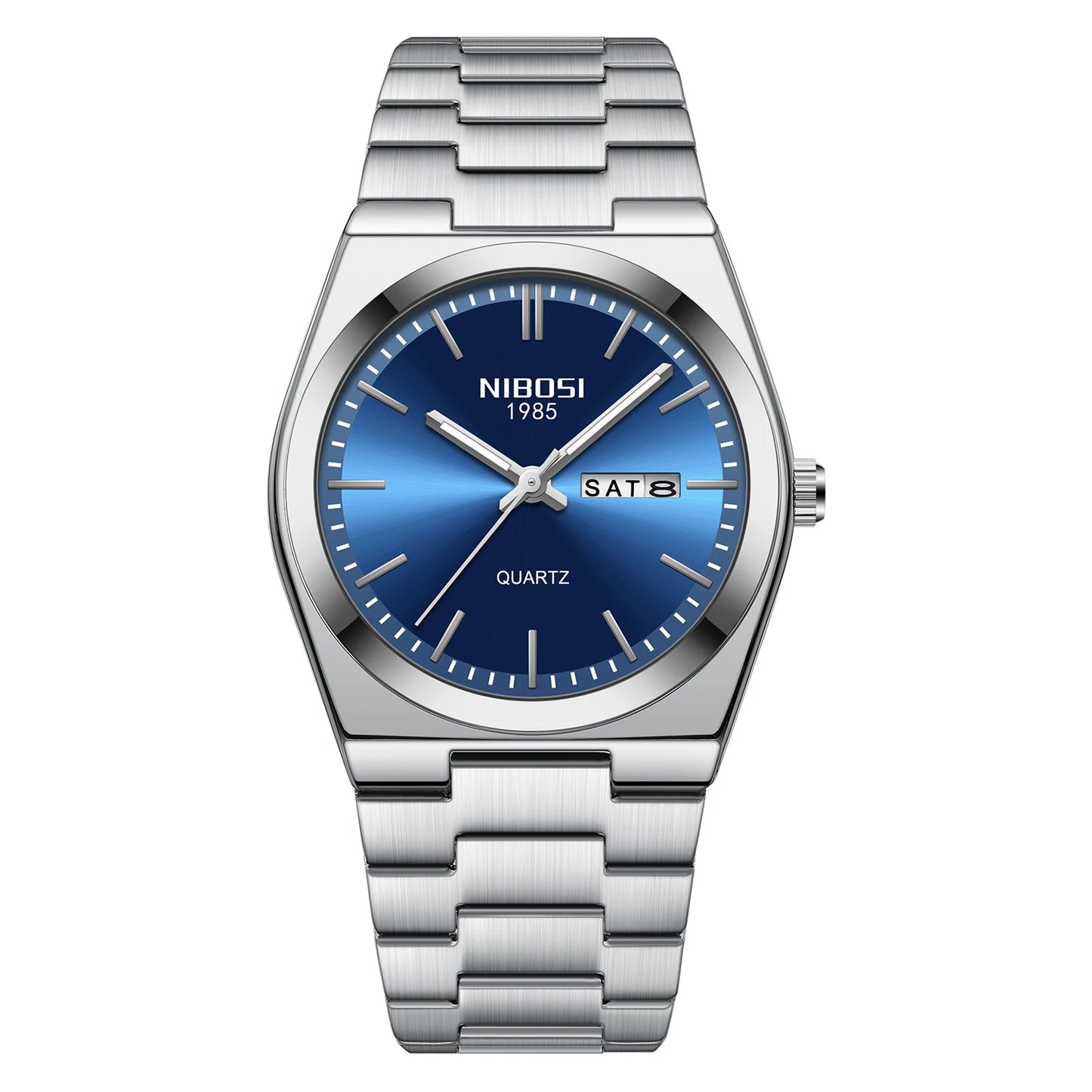 Nibosi 2658 Simple Business Design Men Quartz Watch High Quality Stainless Steel Band Waterproof Wristwatches