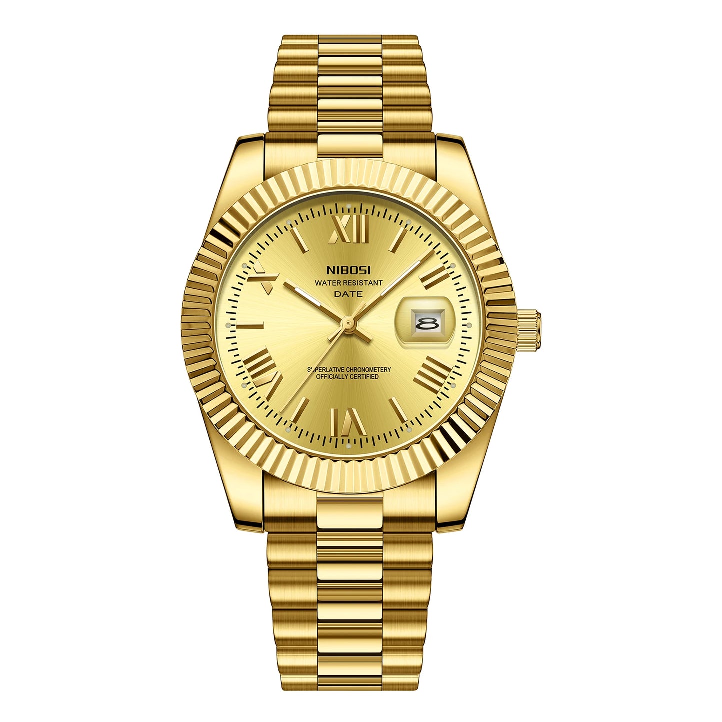 2025 Classic Style Design Men's Vintage Calendar Quartz Watch Factory Custom Waterproof Men's Business Watch