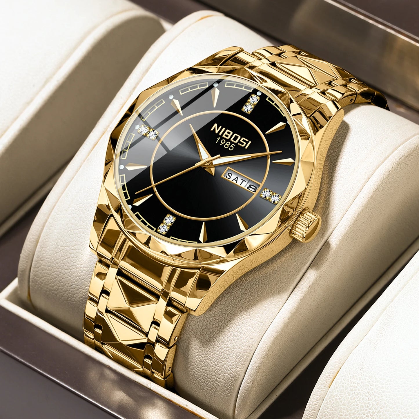 OEM Designer Classic Luxury Calendar Steel Band Men's Casual Watch Fashion Trend Watch