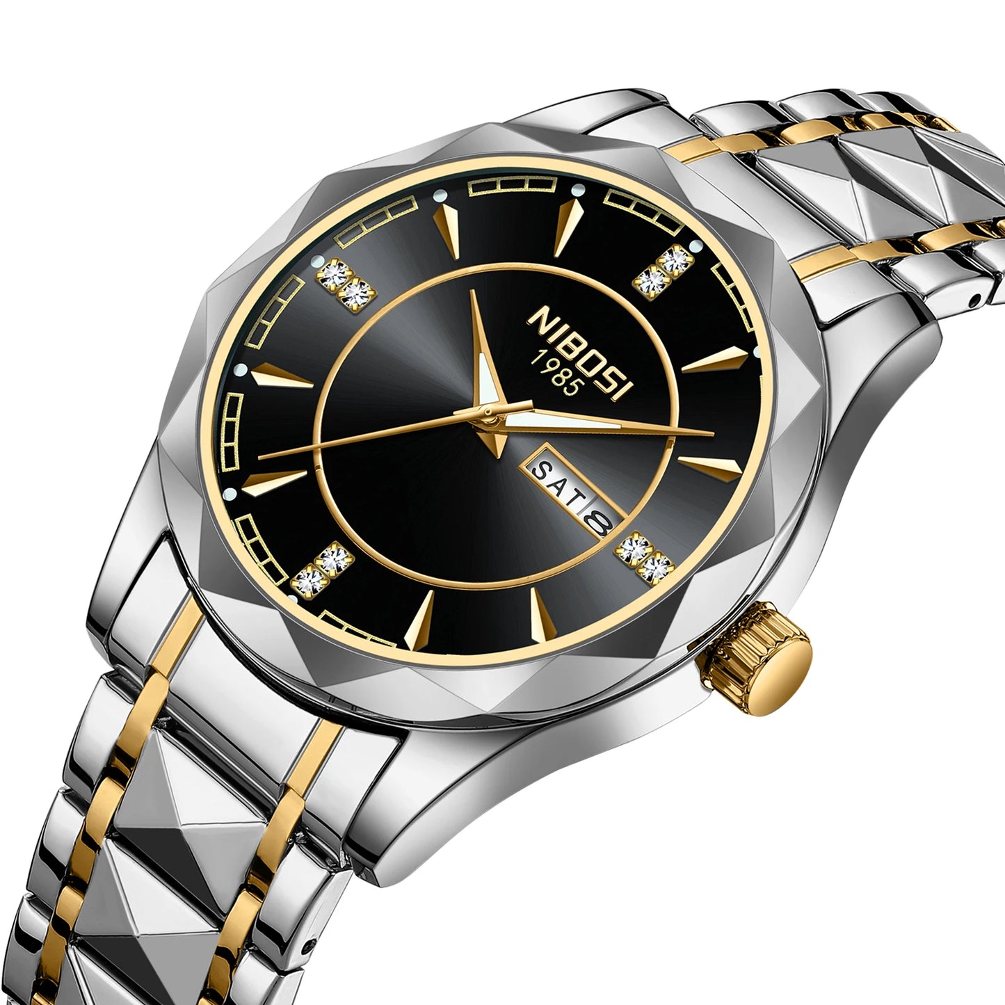OEM Designer Classic Luxury Calendar Steel Band Men's Casual Watch Fashion Trend Watch