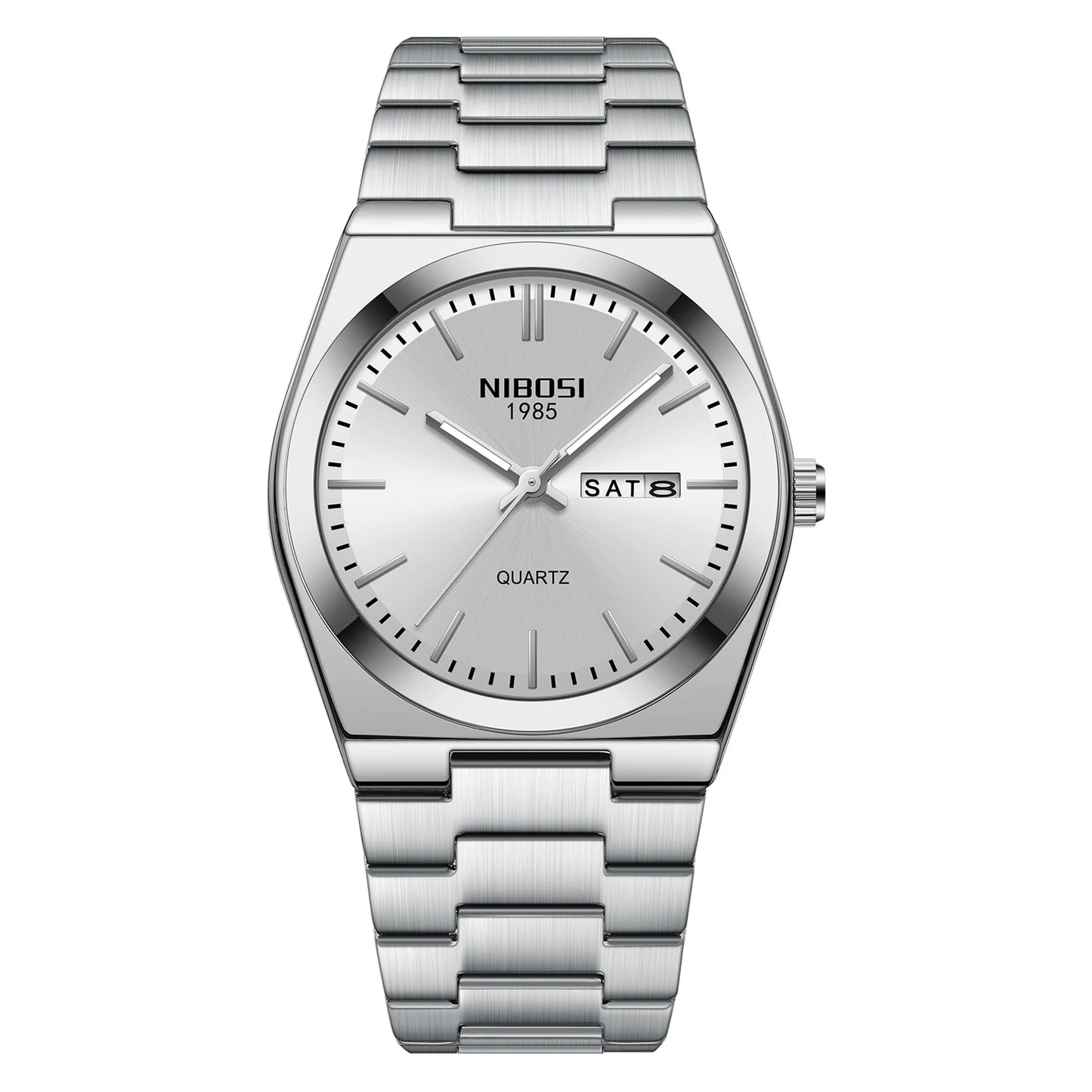 NIBOSI 2658 Simple Design Business Calendar Quartz Watches Luxury Watch for Men
