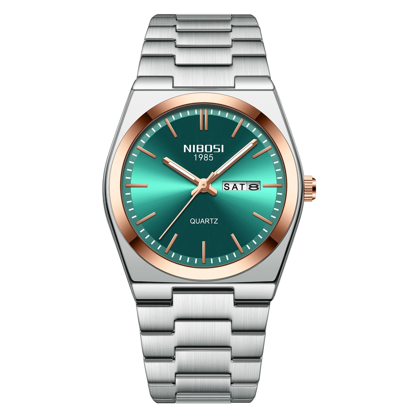 NIBOSI 2658 Simple Design Business Calendar Quartz Watches Luxury Watch for Men