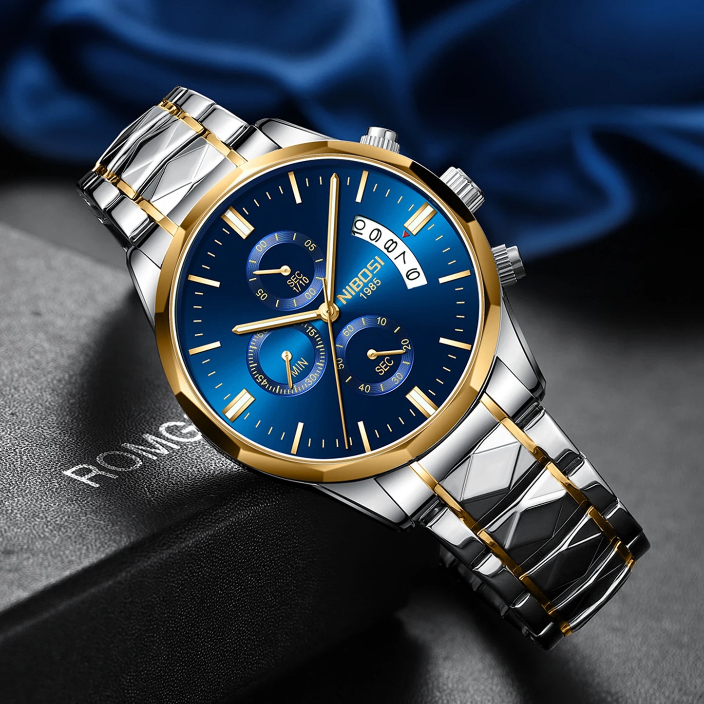 NIBOSI 2655 New Cheap Casual Best Style Original Brand Quartz Wrist Watch for Men Waterproof
